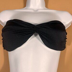 Victoria's Secret Black Bandeau Bikini Twist Top